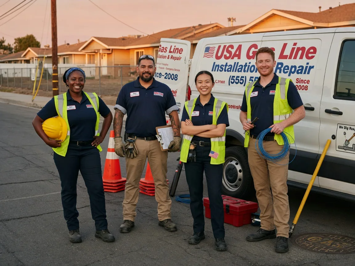 Gas Line Installation company in Wingate, TX
